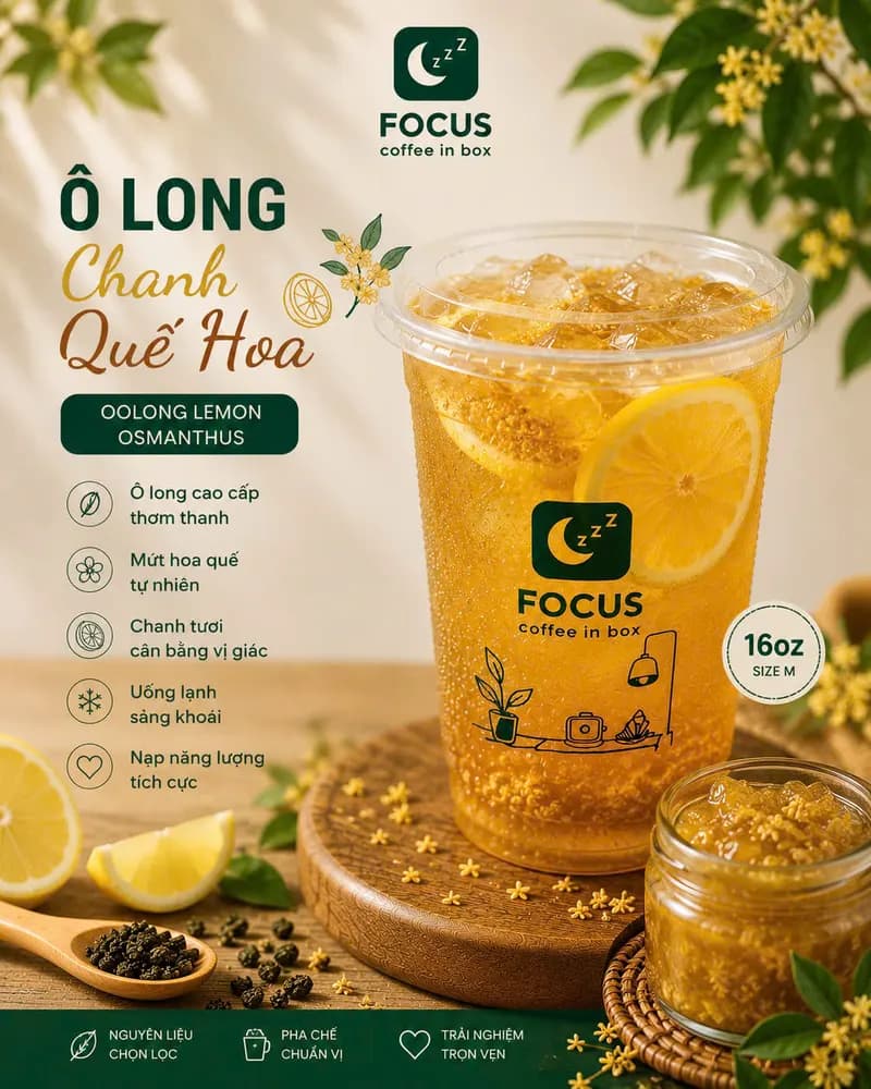 Ô long chanh quế hoa — 35k
